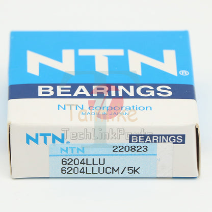 NTN 6204LU Deep Groove Ball Bearing 20x47x14mm #