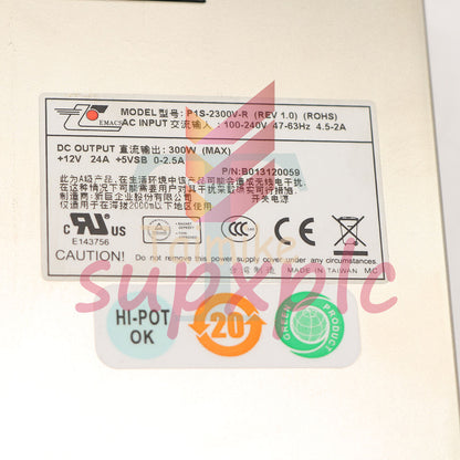 EMACS Working server power supply For P1S-2300V-R 300W 1PC