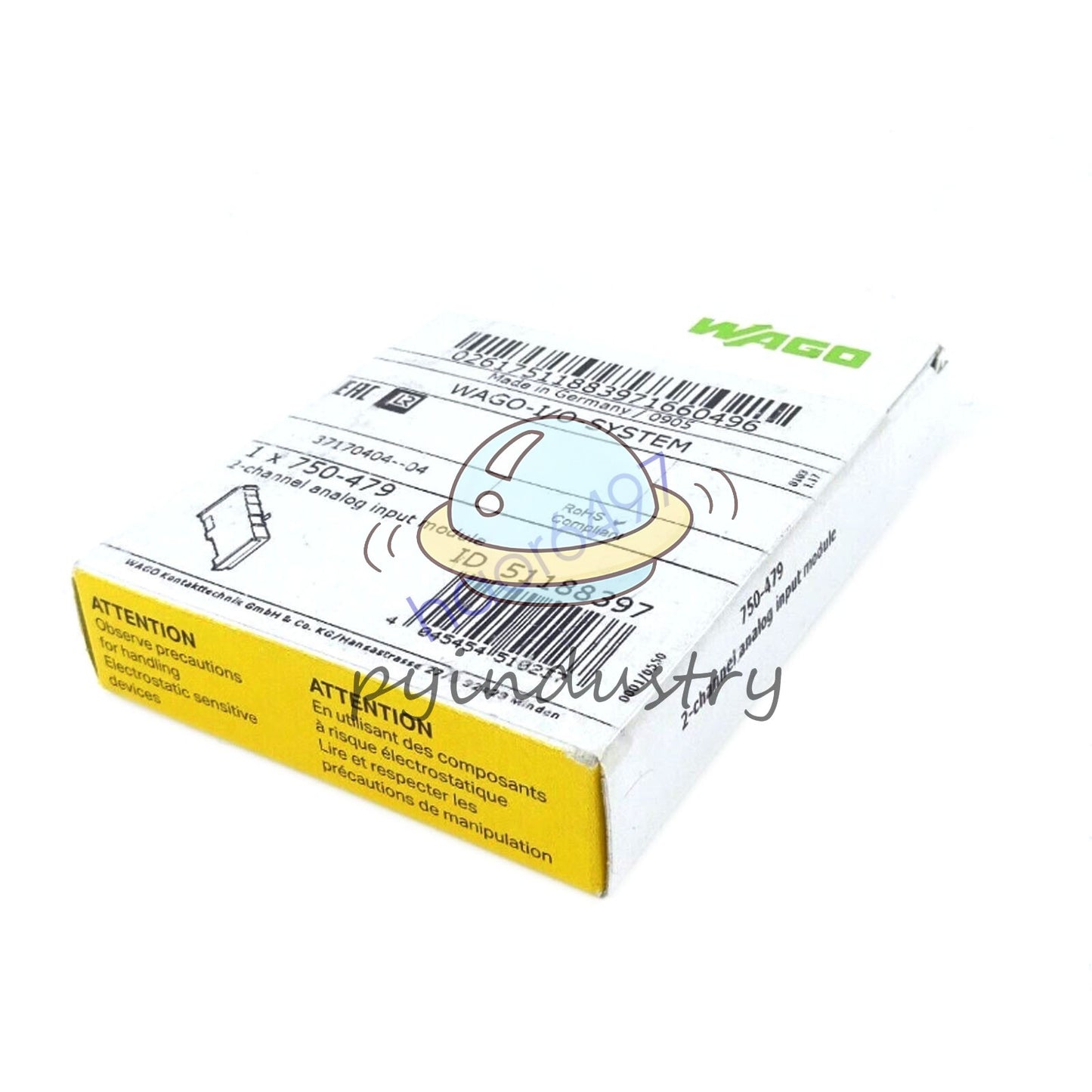 1PC WAGO 750-479 2 Channel analog input module