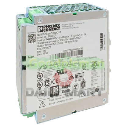PHOENIX CONTACT QUINT-PS/3AC/24DC/10 2866705 Power Supply