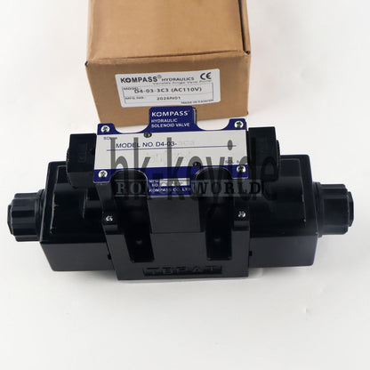 1pcs KOMPASS Solenoid Valve D4-03-3C3 110V～