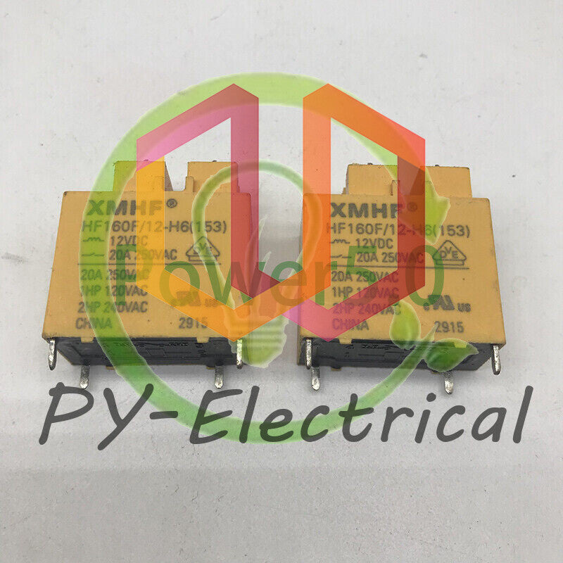 10PCS HONGFA HF160F-12-H6 Power Relay 12VDC 4Pin 20A 250VAC~