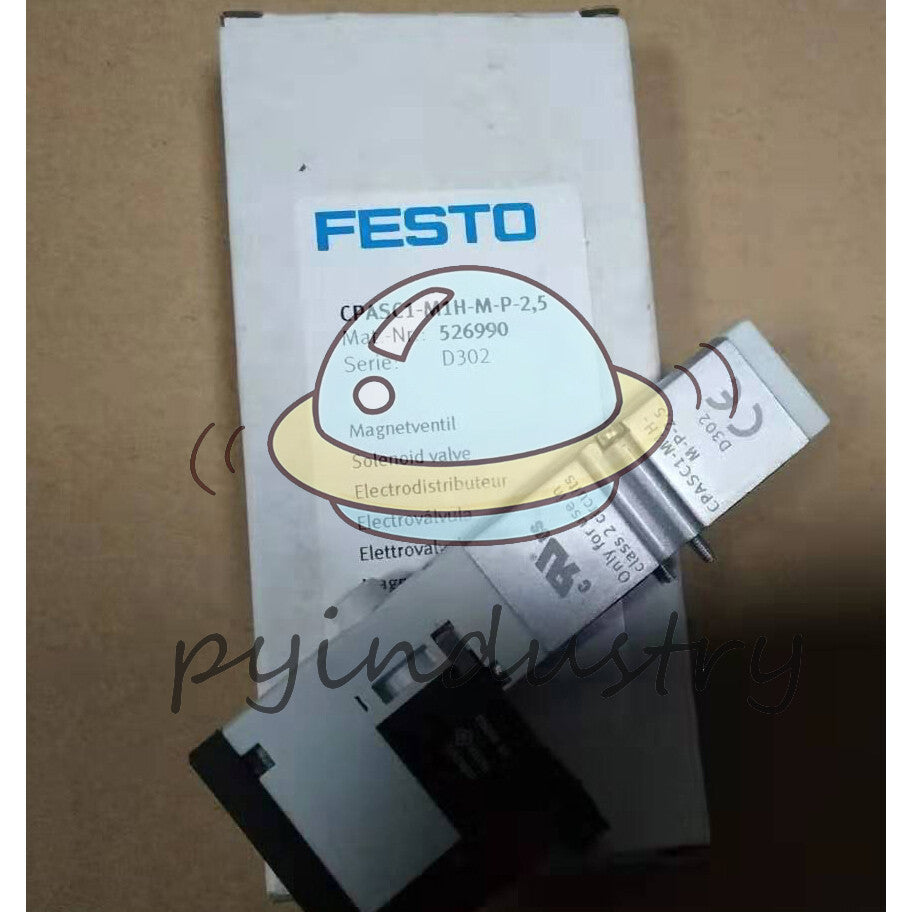 Festo CPASC1-M1H-M-P-2,5 526990 Solenoid Valve One Free Ship CPASC1M1HMP2,5