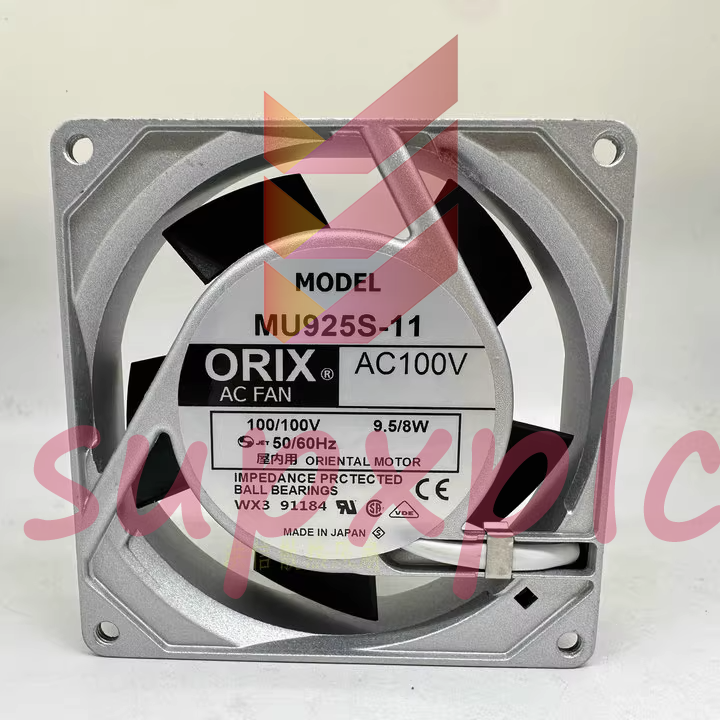 1 PCS ORIX Fan MU925S-11 AC 100V 9.5/8W 90*25MM Aluminum frame cooling fan