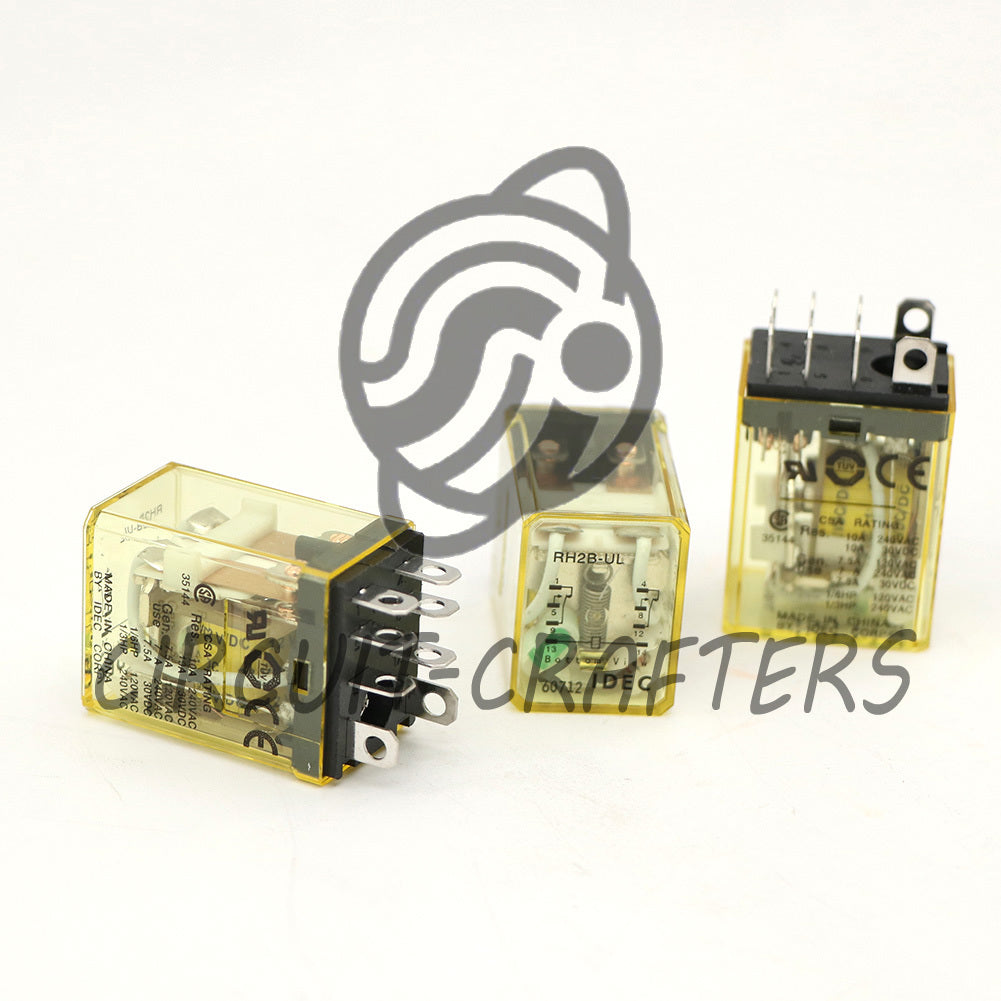 10PCS IDEC DC12V RH2B-UL Power Relay