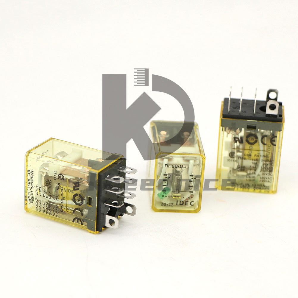 10PCS IDEC RH2B-UL Power Relay DC12V