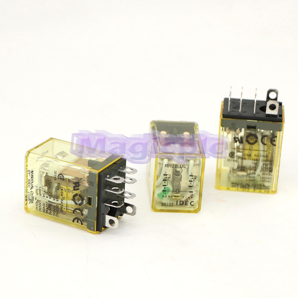 10PCS IDEC RH2B-UL DC12V Power Relay