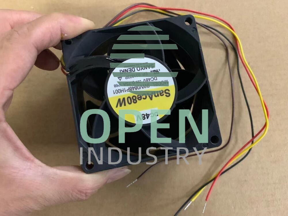 1PCS Sanyo 9WV0848P1H001 8038 48V 0.75A 8cm waterproof large air volume fan