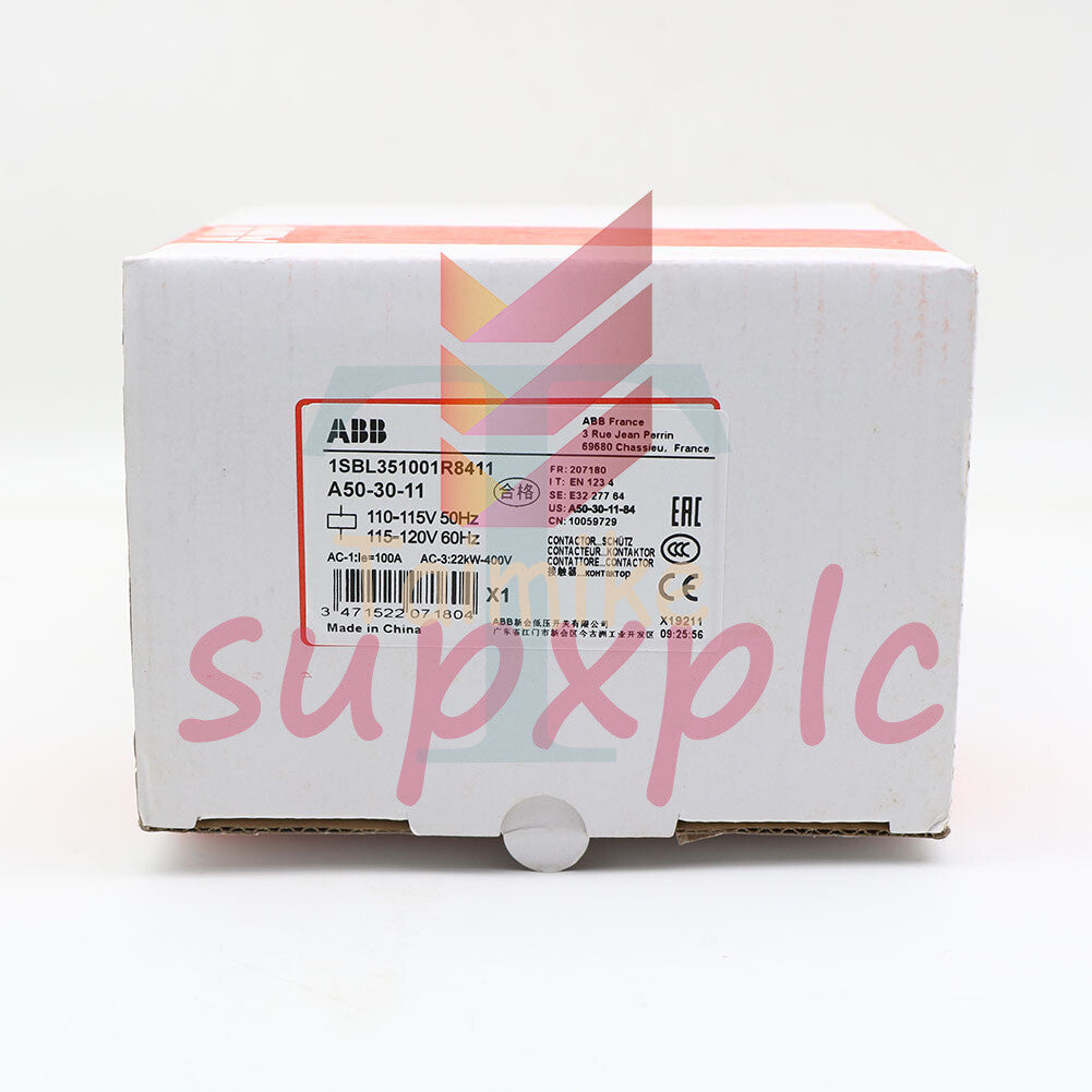 A50-30-11 ABB Contactor A50-30-11 110-115V 50Hz / 115-120V 60Hz 1PCS