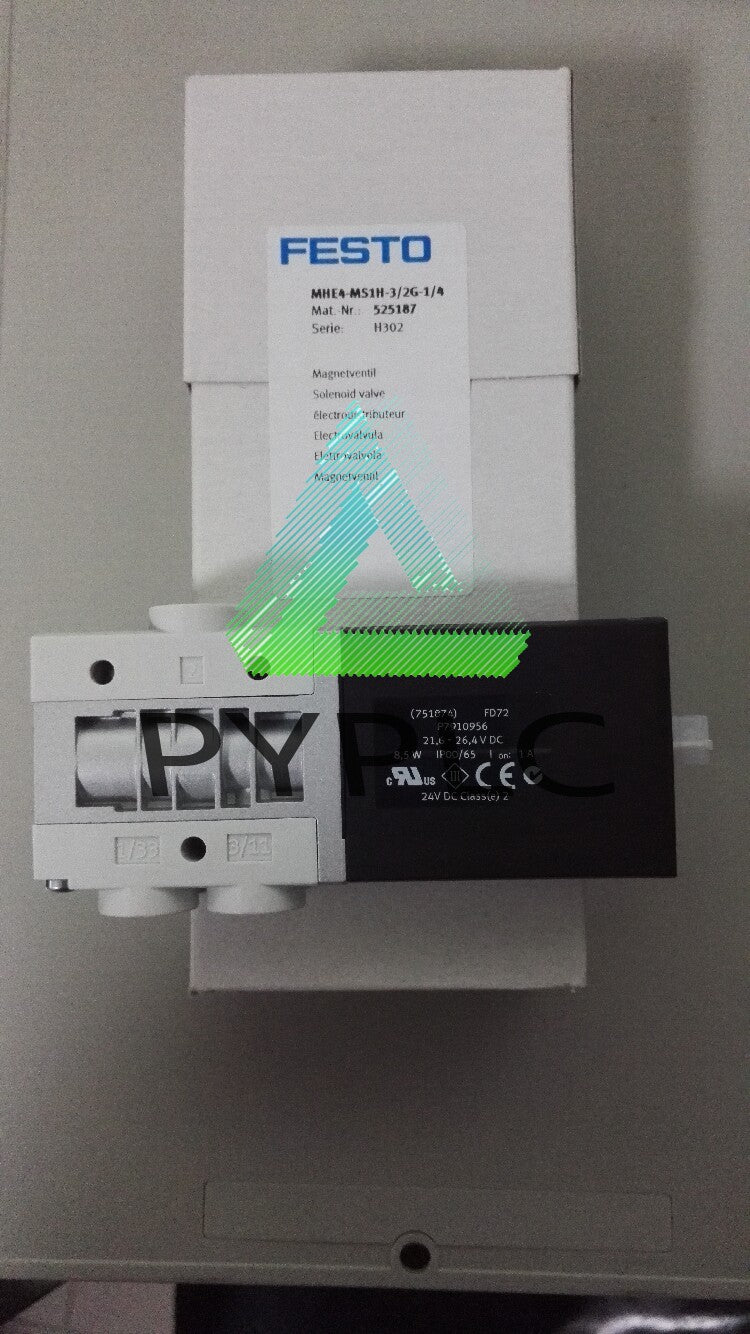 1Pc Festo MHE4-MS1H-3/2G-1/4 525187 Solenoid Valve In Box ping