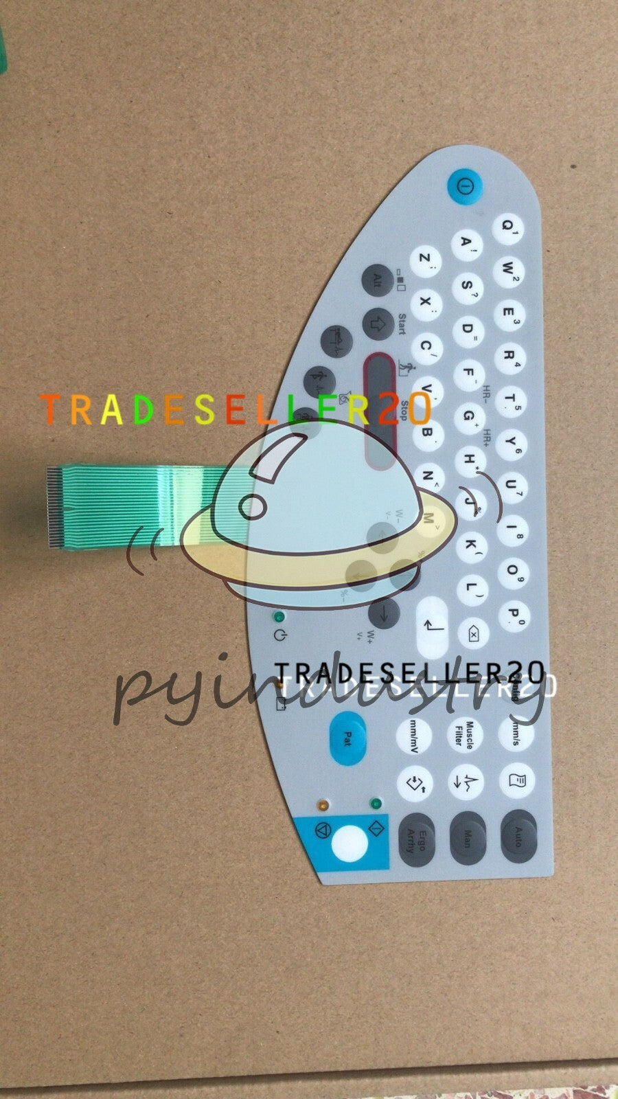 Keypad () GE MAC1200 MAC 1200 EKG/ECG Medical Systems Machine Membrane