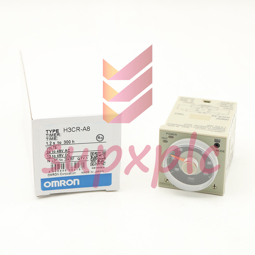 1x Omron H3CR-A8 H3CRA8 24-48VAC 12-48VDC Timer