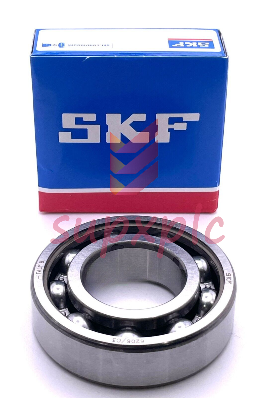 1PCS SKF 6206/C3 Deep Groove Ball Bearing Open No Seals 30x62x16 mm