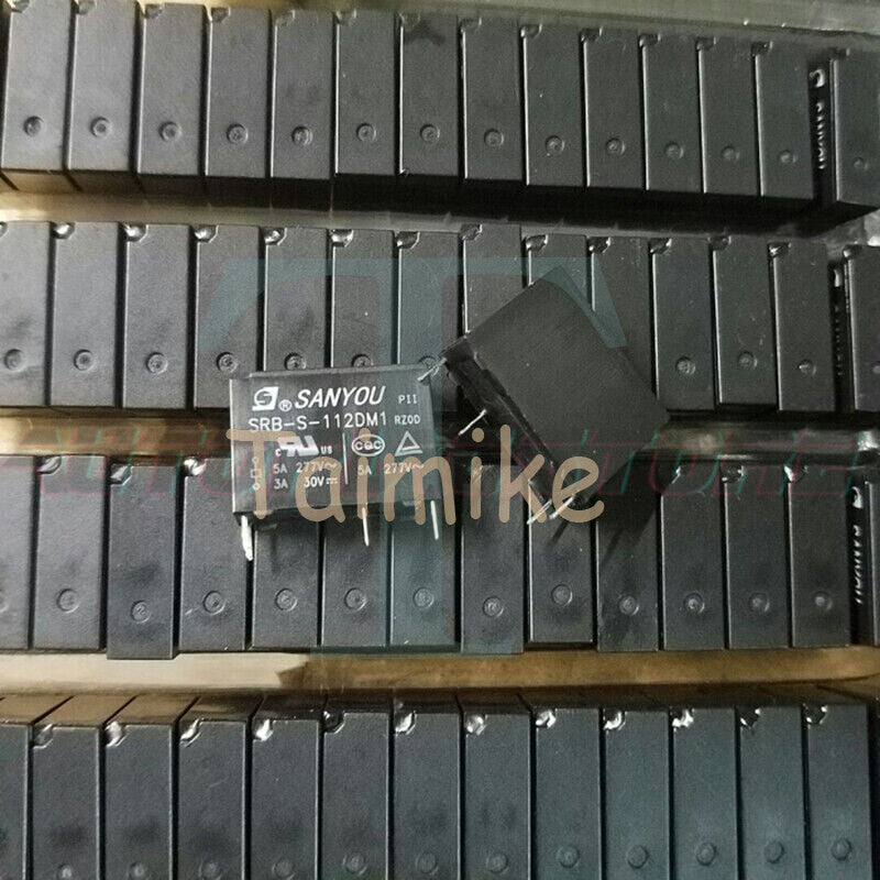 10Pcs SANYOU SRB-S-112DM1 12VDC Power Relay 4Pins 5A 277V~