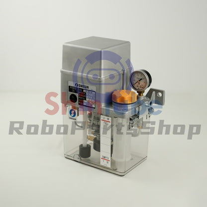 Showa Lubricator LCB4-011B Auto Lubrication Oil Pump, 2.0 Liter Tank, 200V