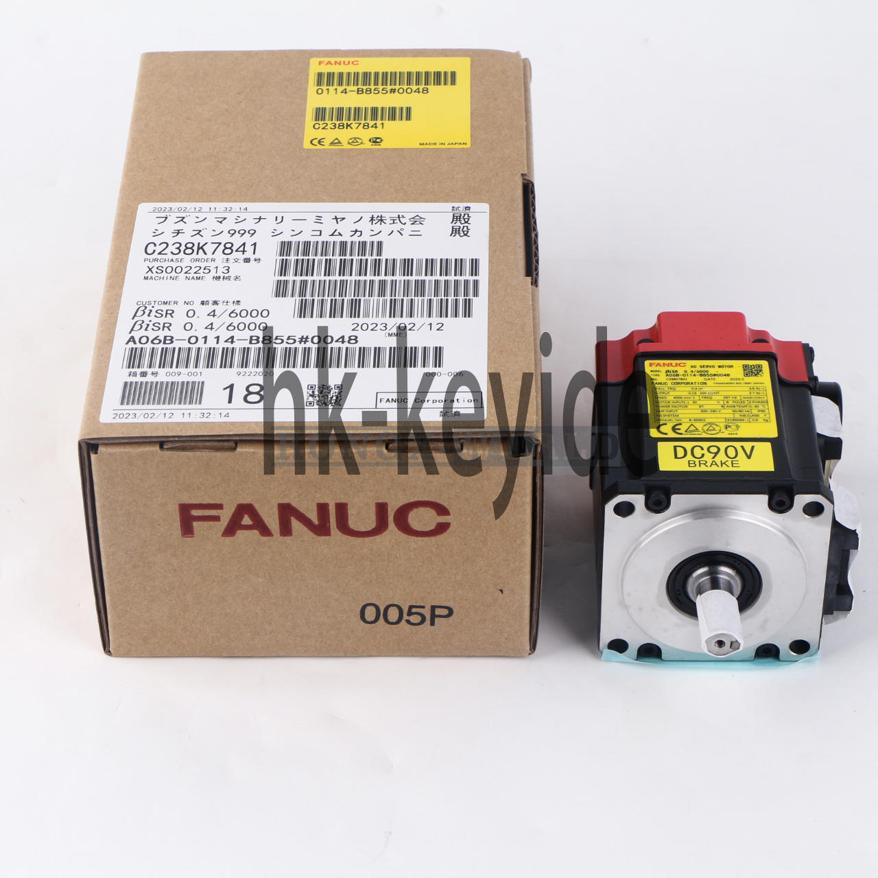 1pcs FANUC Servo Motor A06B-0114-B855#0048～