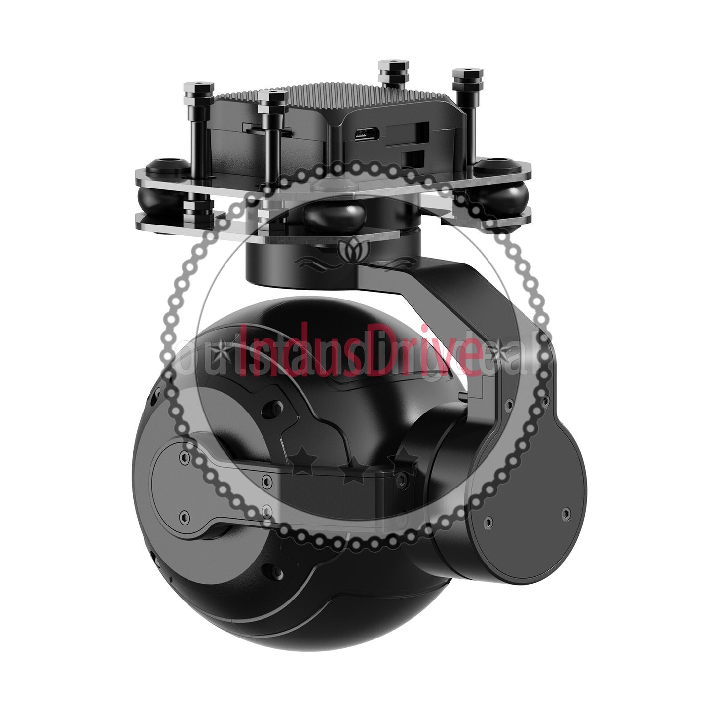 ZR10 4MP 2K Gimbal Camera w/ 3Axis Gimbal Stabilizer Supports 2K Video Recording