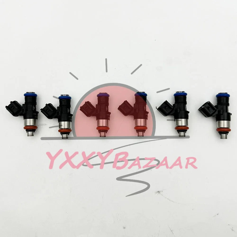 6Pcs Fuel Injector 0280158091 For Bosch Mercury Mazda CX-9 Lincoln 3.5L 3.7L