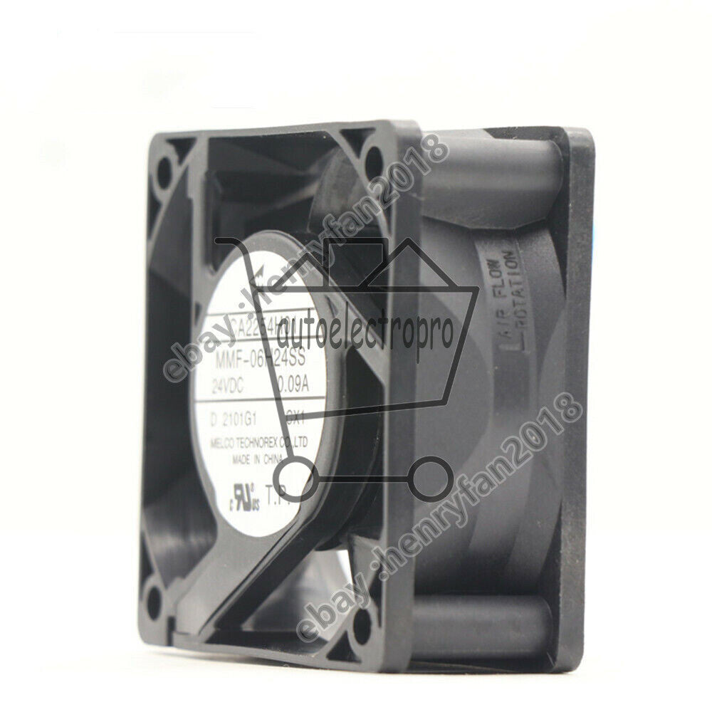 MMF-06H24SS-CX1 CA2254H01 MELCO 24V 0.09A 60*60*25mm Inverter cooling fan