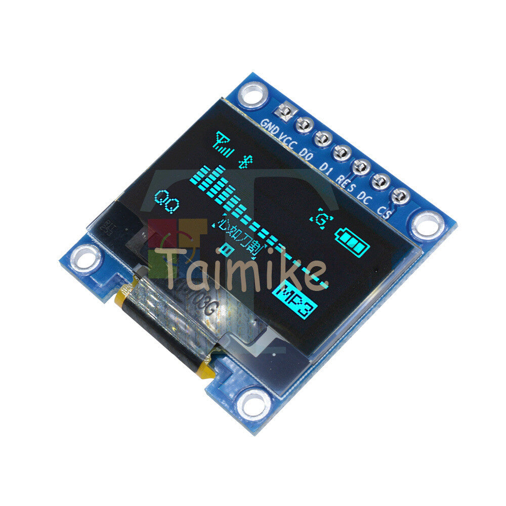 1PCS 0.96" 128X64 OLED LCD I2C 7-pin IIC SPI Serial LED Display Module