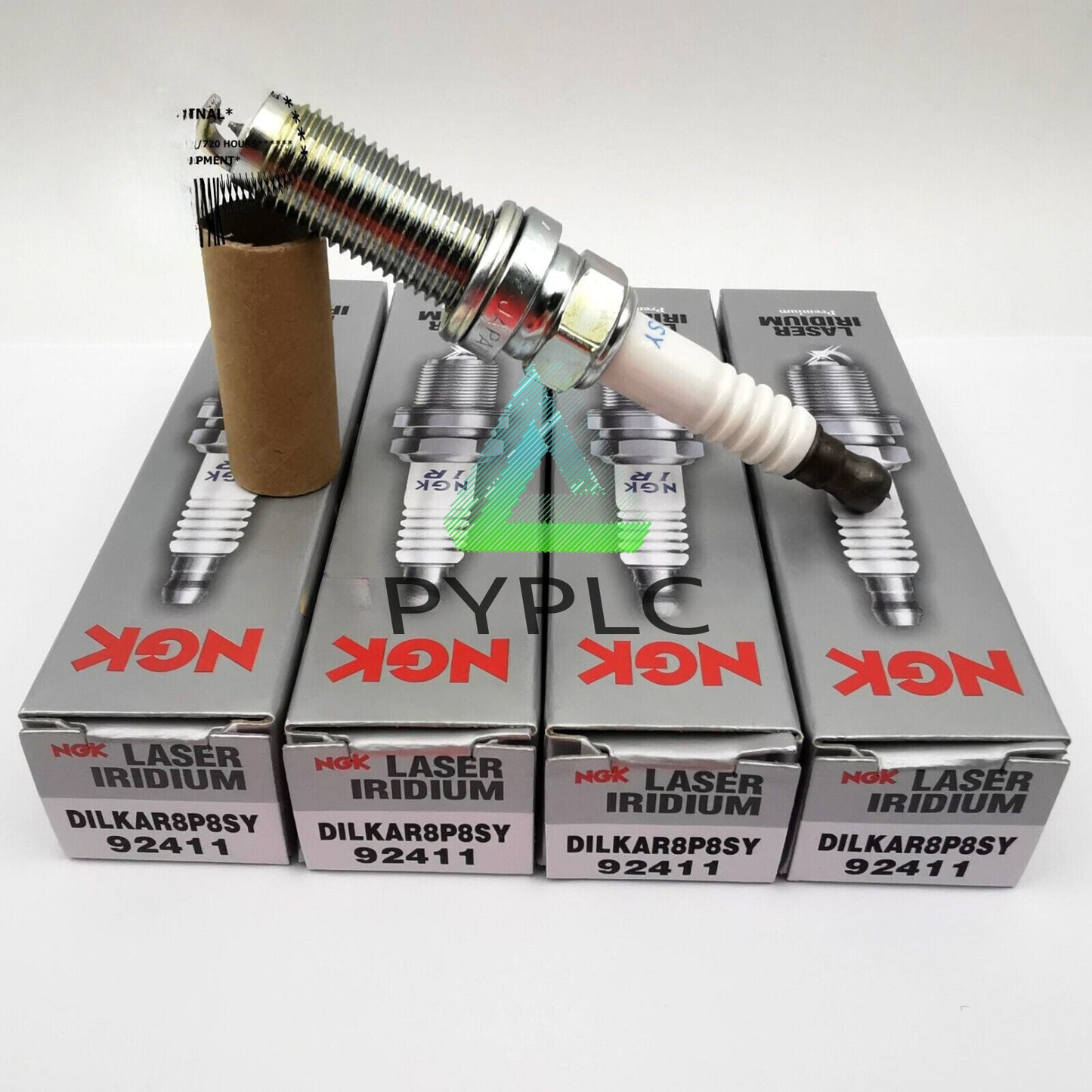 4x NGK DILKAR8P8SY 92411 Iridium Platinum Spark Plug