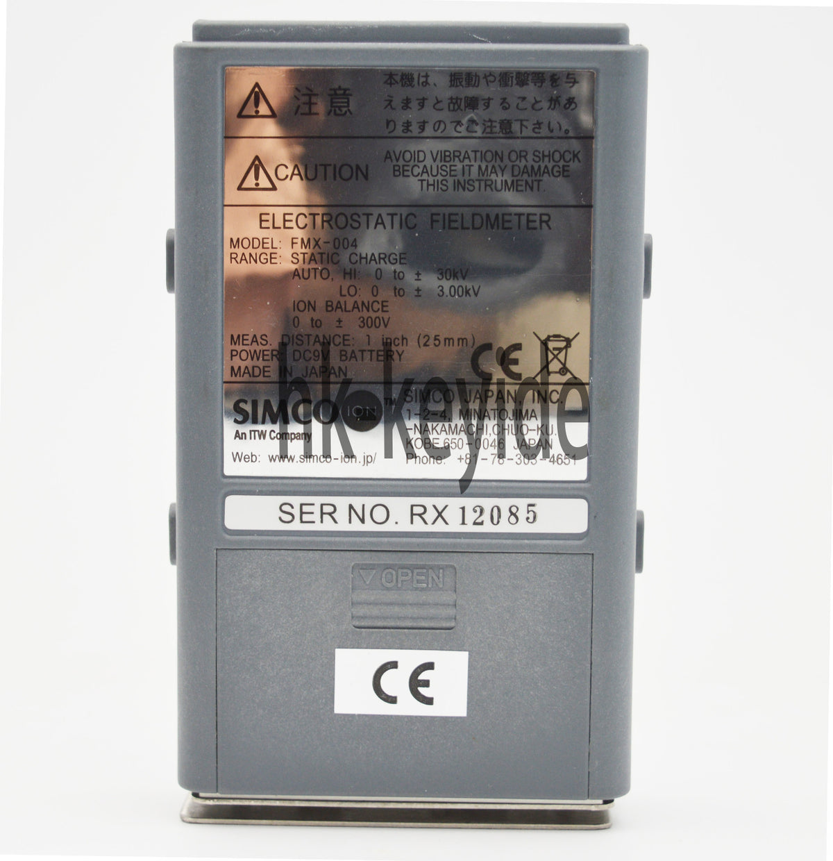 1PCS SIMCO FMX-003 Electrostatic FieldMeter 0 to ±22.0 kV✦Kd Fast delivery