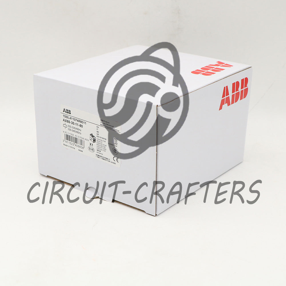 1PCS ABB AC Contactor AX80-30-11-80 1SBL411074R8011 220-230V