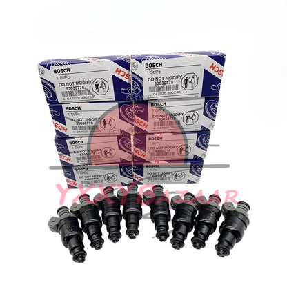 8X Fuel Injectors For 96-99 Dodge Ram 1500 Jeep Wrangler 5.2L 5.9L V8 53030778