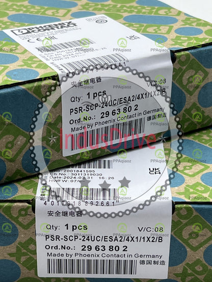 1Pcs Phoenix Contact PSR-SCP-24UC/ESA2/4X1/1X2/B 2963802 Safety Relay Free #P