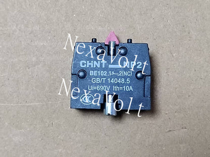 1PC CHNT NP2-BE102 Button Contact Auxiliary Contact 1NC