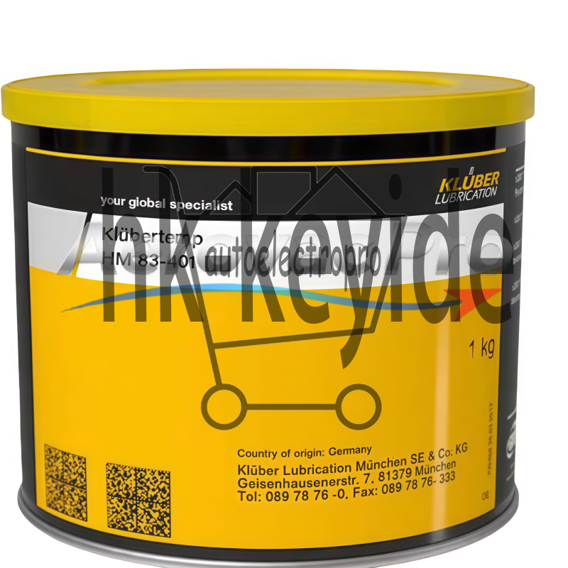 KLUBER Lubrication Klubertemp HM 83-401 Grease 1Kg (2.2 LB) SAFE RELIABLE