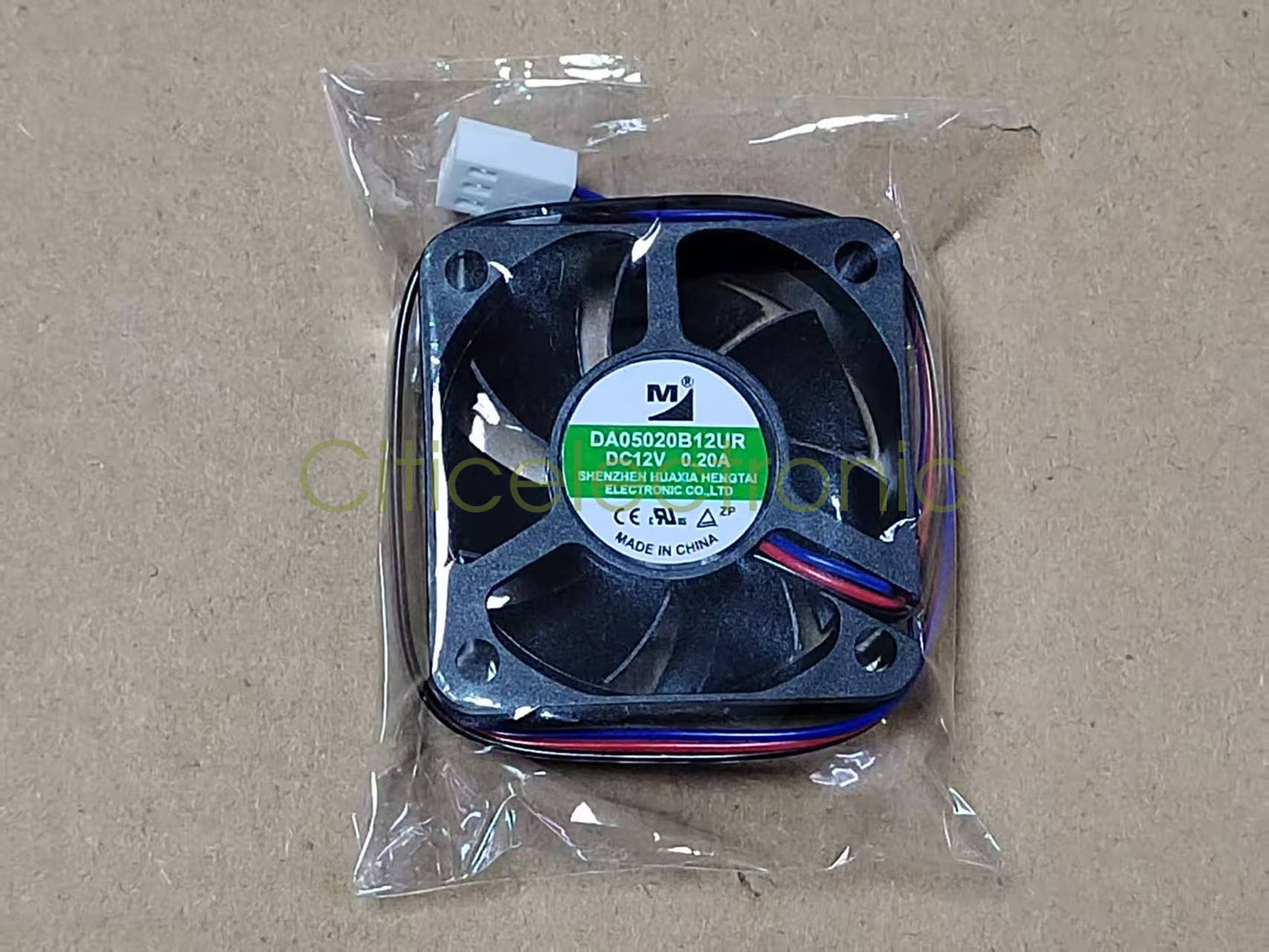1PC M DA05020B12UR 50*50*20MM DC12V 0.20A 3-wire silent cooling fan