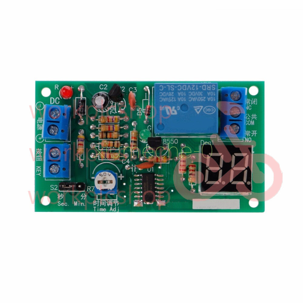 DC 12V LED Display Countdown Timing Timer Delay Turn OFF Relay Switch Module