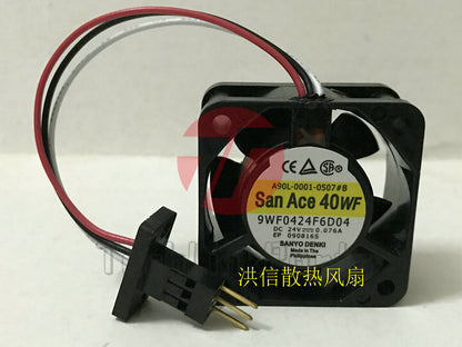 San Ace 40WF 9WF0424F6D04 24V 0.076A for FANUC drive cooling fan