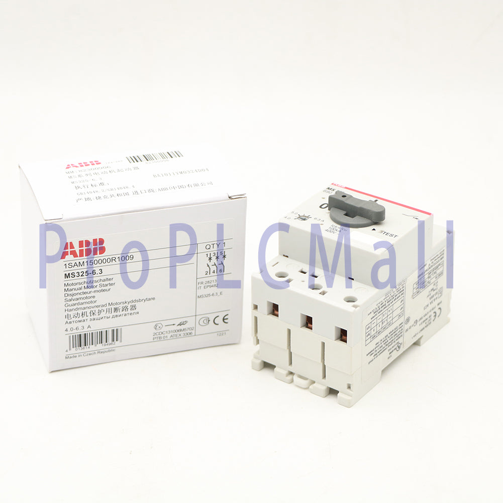 1PCS Protective Circuit Breaker ABB MS325-6.3 1SAM150000R1009