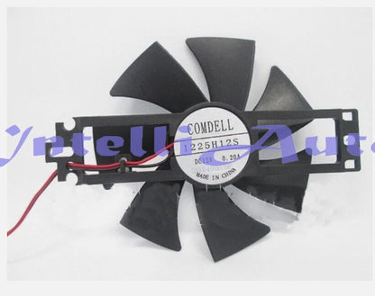 1x DC12V 0.2A 2 line 1225H12S ultra-thin heater 7 leaf cooling fan