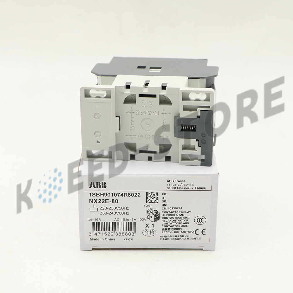 1PCS ABB NX22E-80 Contactor relay 220-230V50Hz/230-240V60Hz 1SBH901074R8022