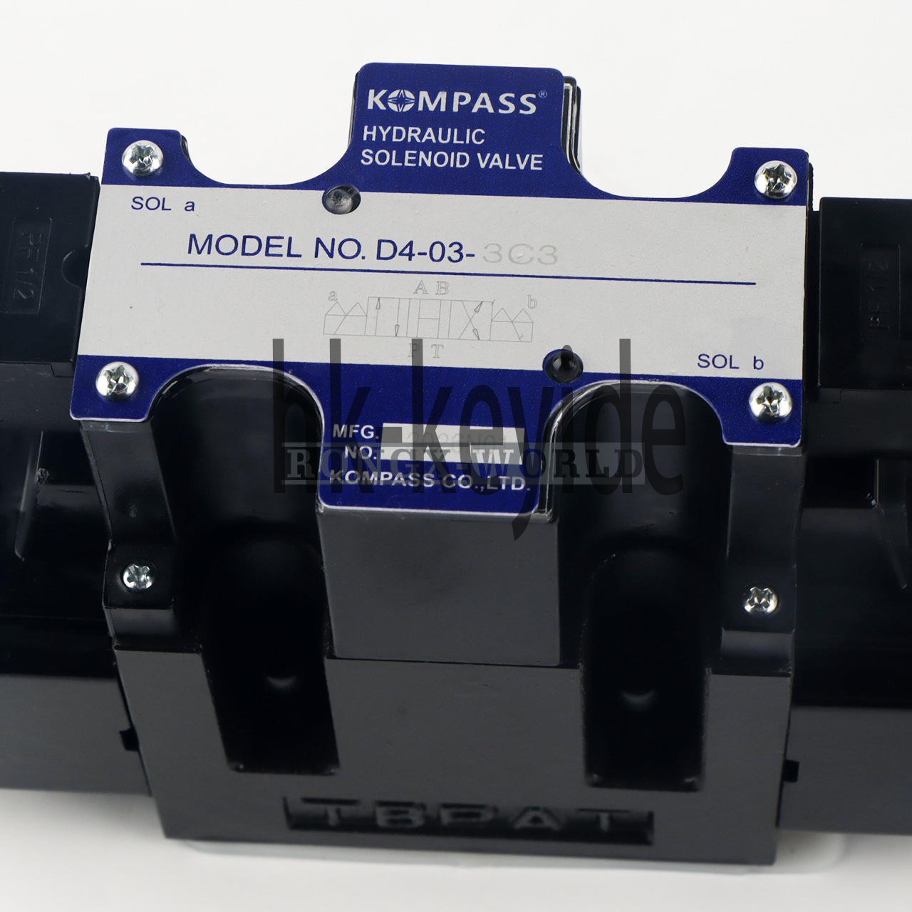 1pcs KOMPASS Solenoid Valve D4-03-3C3 110V～