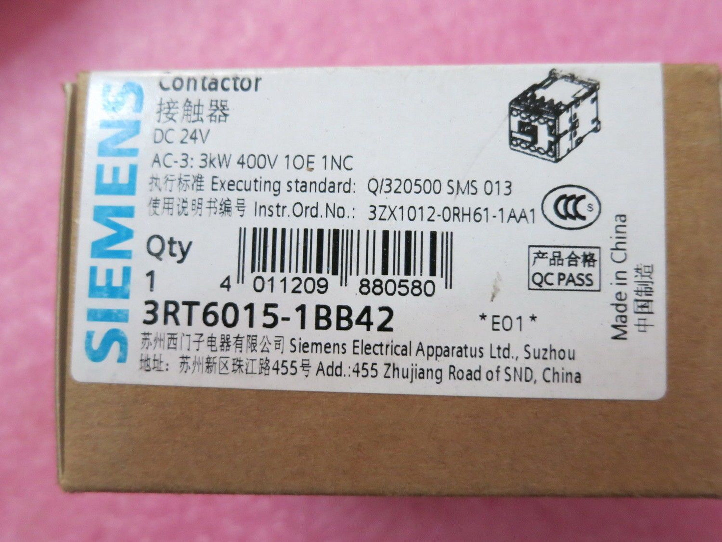 3RT2015-1BB42 - SIEMENS
