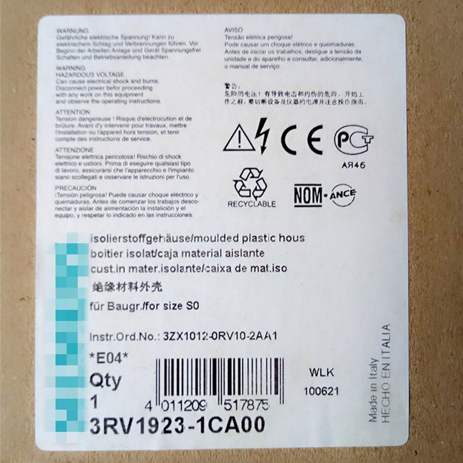 3RV1_923-1CA00 - SIEMENS