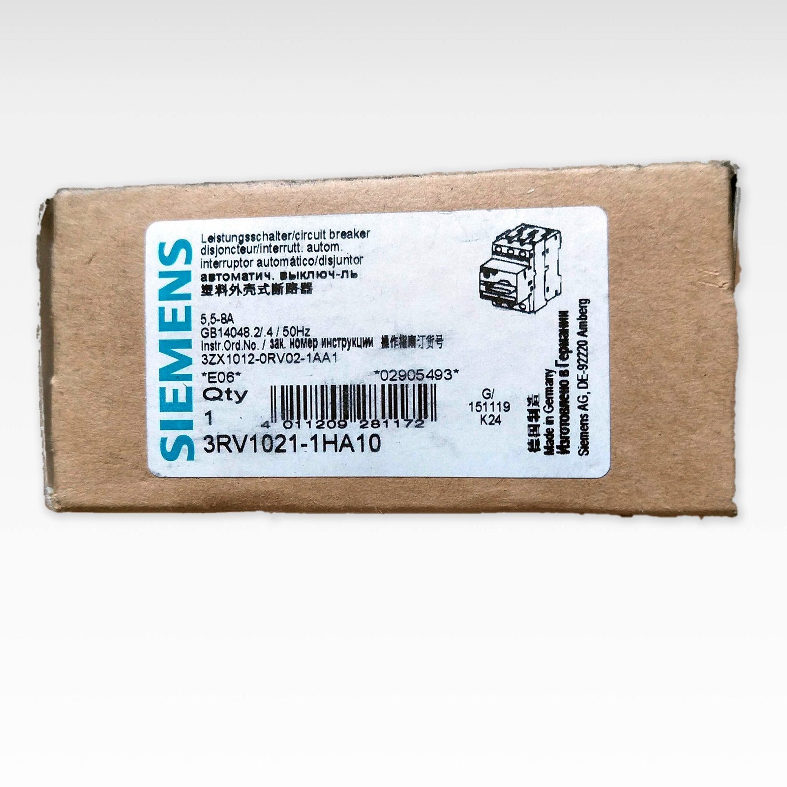 3RV1021-1HA10 - SIEMENS