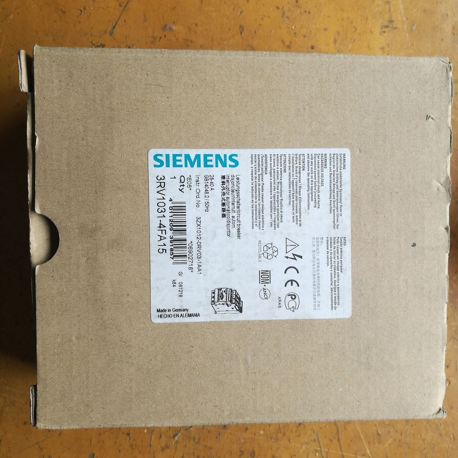 3RV10314FA15 - SIEMENS
