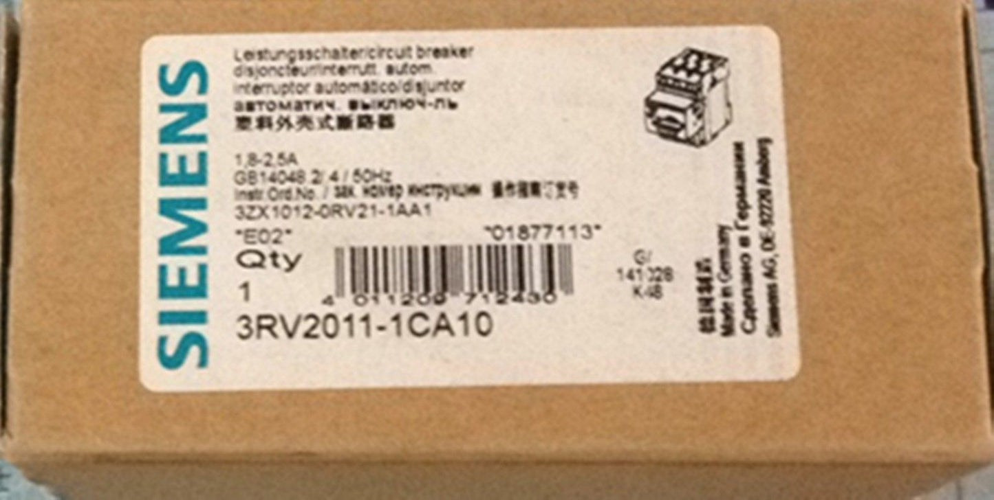 3RV2011-1CA10 - SIEMENS