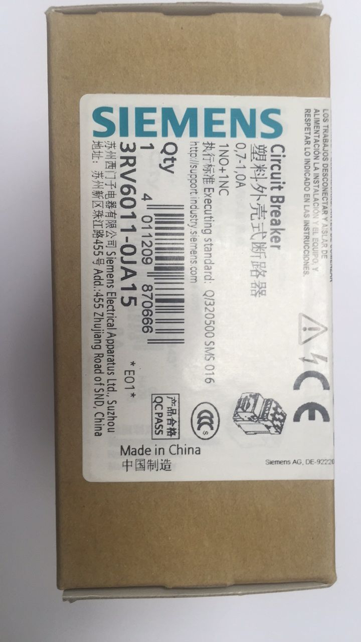 3RV6011-0JA15 - SIEMENS