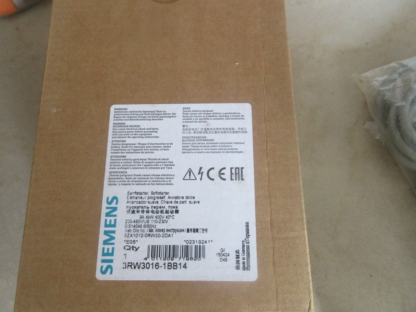 3RW3016-1BB14 - SIEMENS