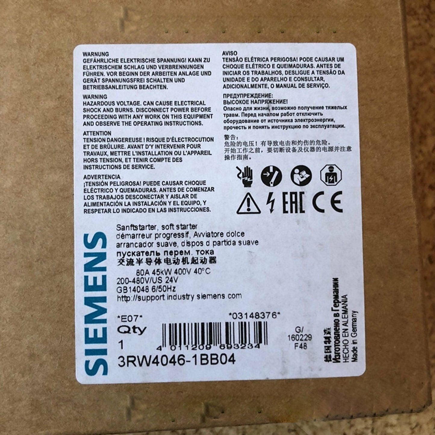 3RW4046-1BB04 - SIEMENS