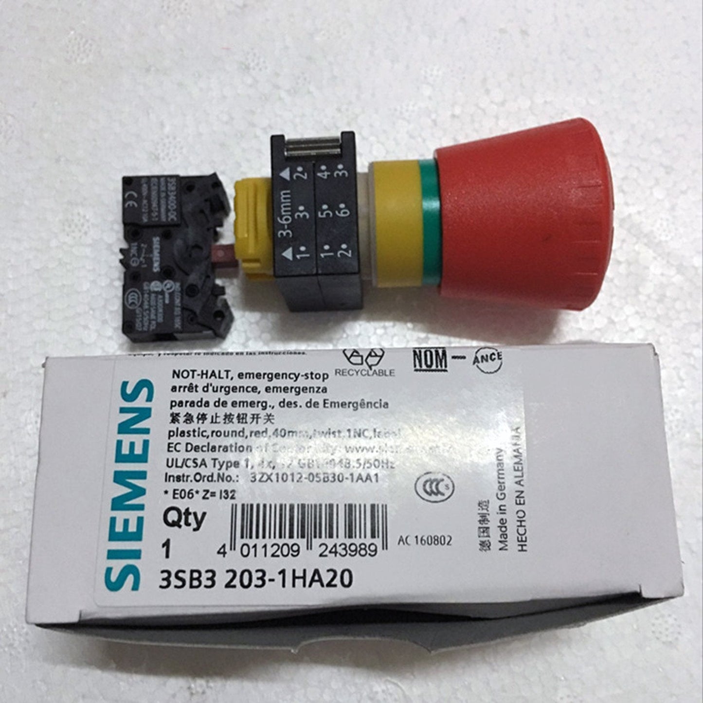 3SB3203-1HA20 - SIEMENS