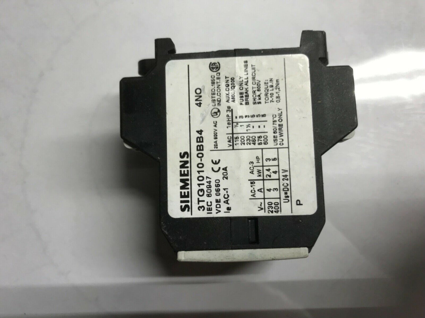 3TG1010-0BB4 - SIEMENS