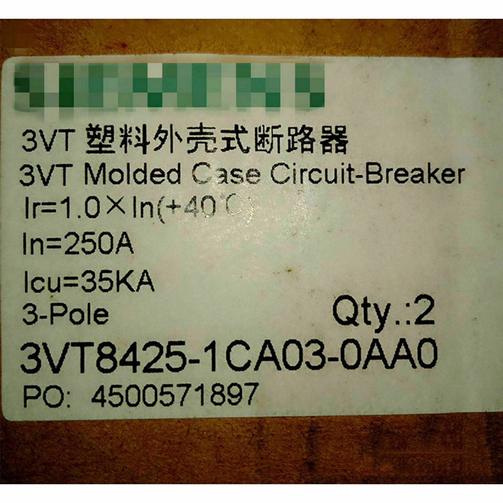 3VT8425-1CA03-0AA0 - SIEMENS