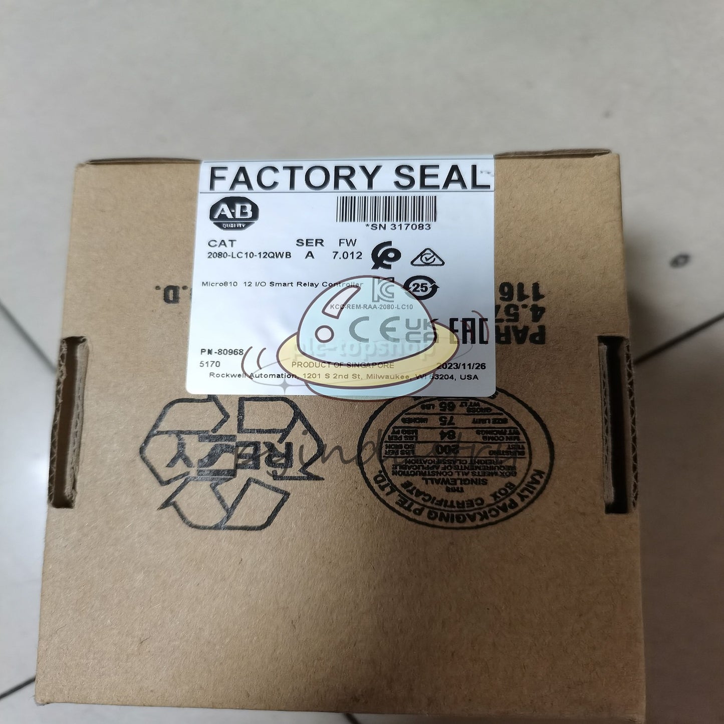 1PCS 2080-LC10-12QWB  12 I/O Controller plc